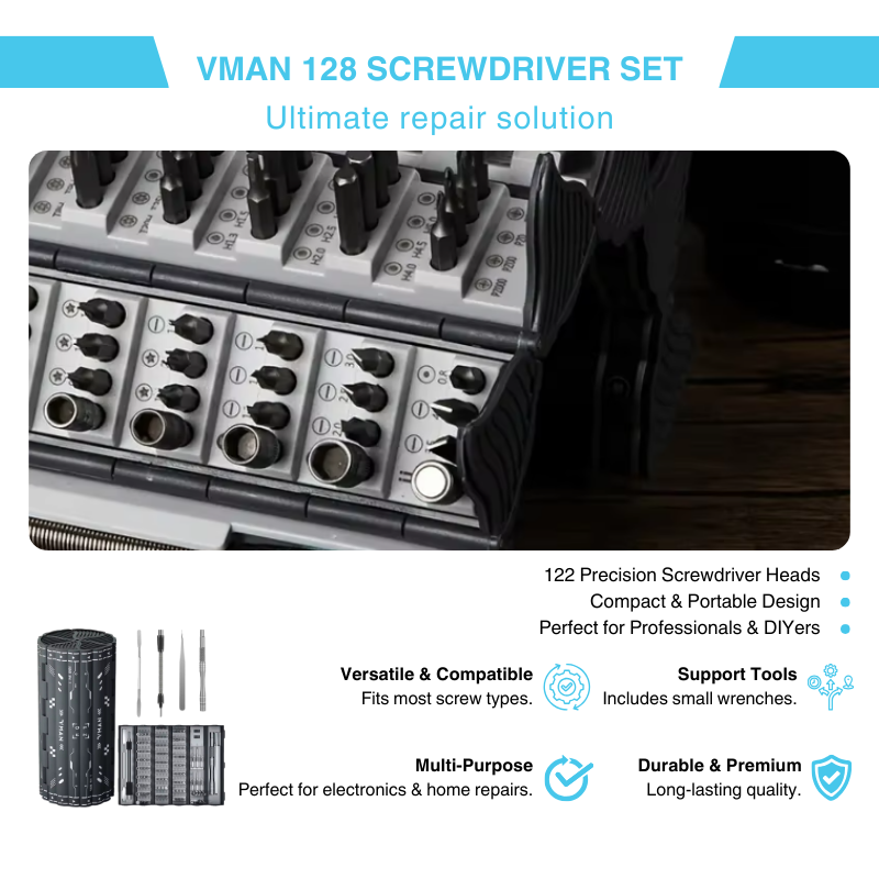 OST™ 128-in-1 Precision Screwdriver Set Pro 2025