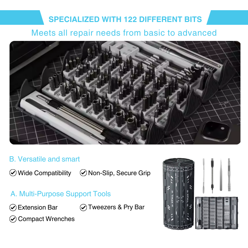OST™ 128-in-1 Precision Screwdriver Set Pro 2025