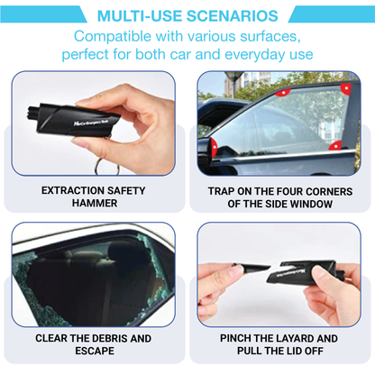 3-in-1 Emergency Window Breaker & Seatbelt Cutter